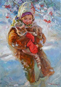 Елена Сальникова. Детские портреты