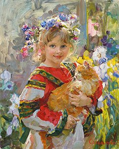 Елена Сальникова. Детские портреты (фото 10)