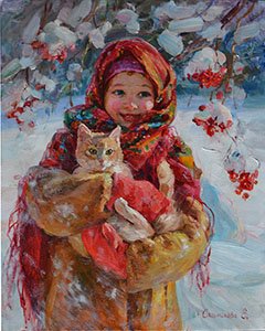 Елена Сальникова. Детские портреты