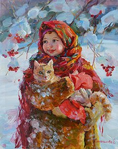 Елена Сальникова. Детские портреты