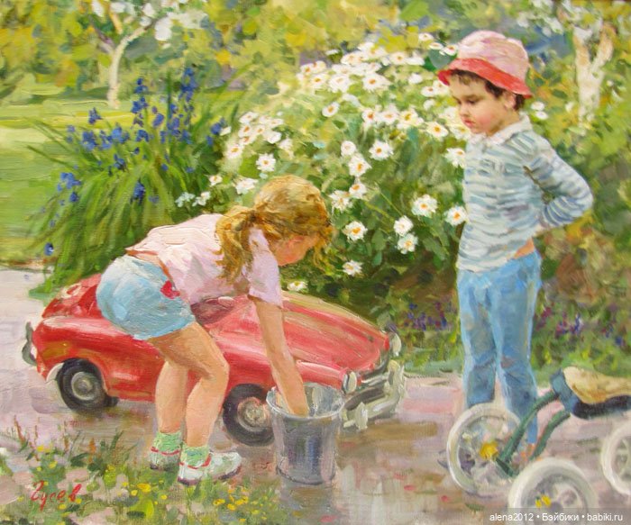 Жизнерадостная и поэтичная живопись Владимира Гусева (фото 4)