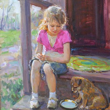 Жизнерадостная и поэтичная живопись Владимира  Гусева