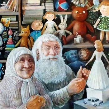 Художник Леонид Баранов. Старость бывает разной.