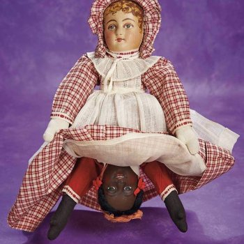 Перевертыши -  антикварные американские куклы