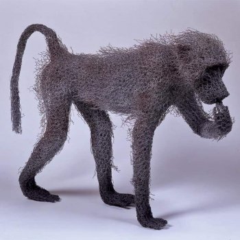 Необычные скульптуры из проволоки Kendra Haste.