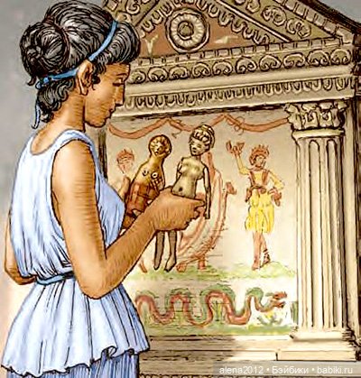 Древние барби римлян — Редкие антикварные куклы и реплики: воск