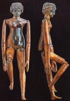 Древние барби римлян — Редкие антикварные куклы и реплики: воск (фото 5)