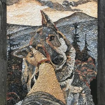 Анна Солнечная и её необычная живопись из гальки