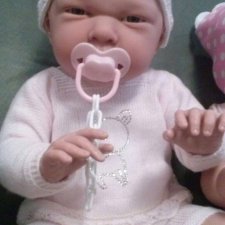 Новый пупс Arias в розовом со стразами, 52 см