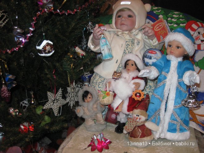 Адорочка и Паолка-малыш у елочки (фото 10)