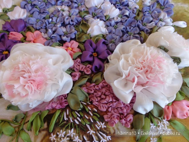 Красота из лент. Вышивка Людмилы Дейнеко (фото 7)