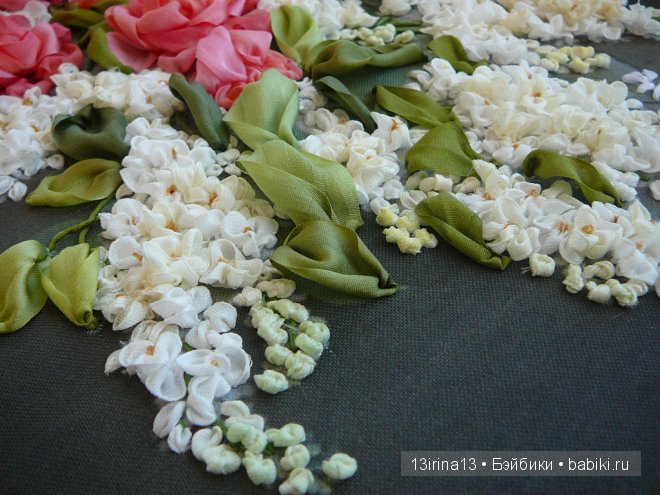 Красота из лент. Вышивка Людмилы Дейнеко (фото 8)