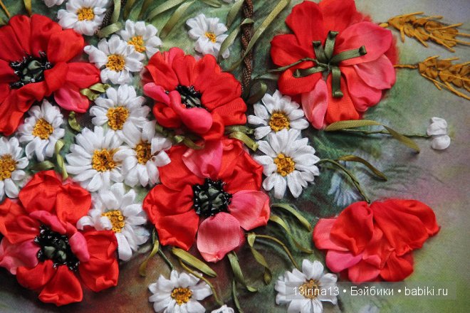 Вышивание картин шёлковыми лентами (3часть) (фото 2)