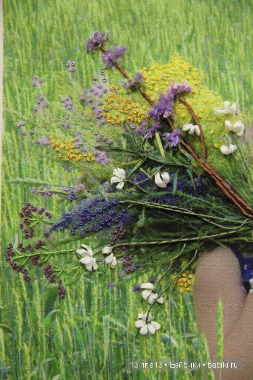 Вышивание картин шёлковыми лентами (3часть)