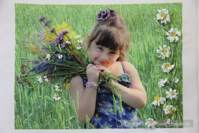 Вышивание картин шёлковыми лентами (3часть)