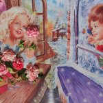 Вышивание картин шёлковыми лентами (3часть)