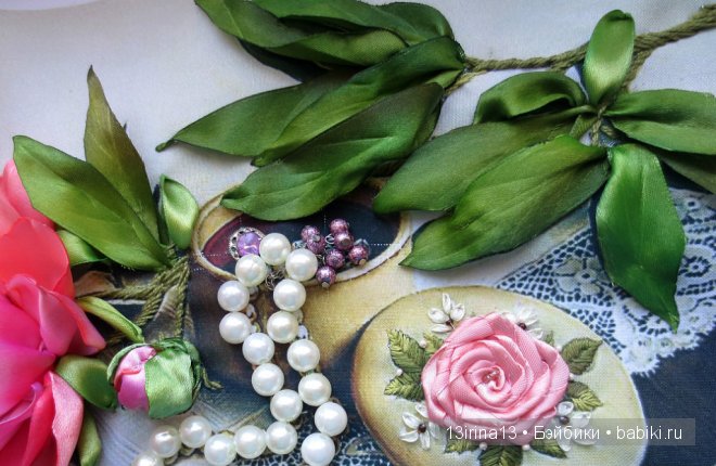 Вновь красивые работы! Вышивание картин шёлковыми лентами