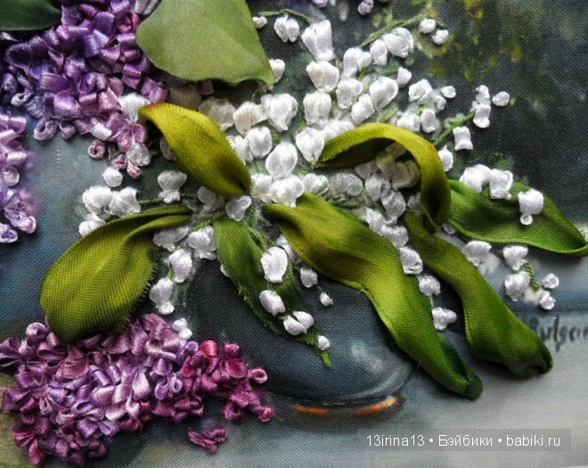 Вновь красивые работы! Вышивание картин шёлковыми лентами