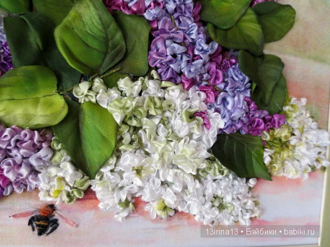 Вновь красивые работы! Вышивание картин шёлковыми лентами