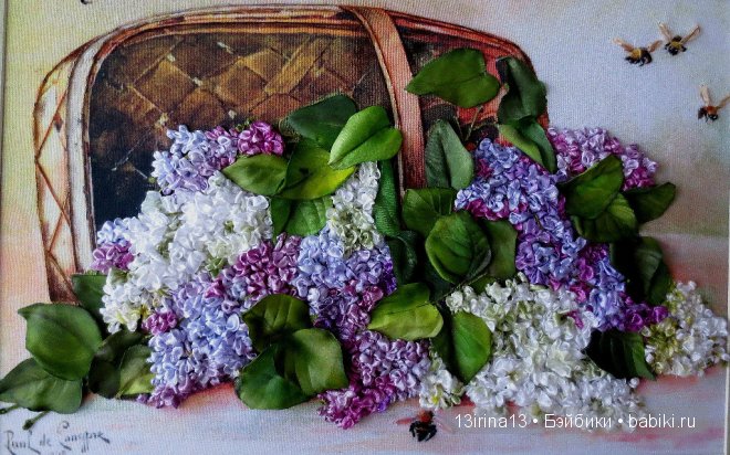 Вновь красивые работы! Вышивание картин шёлковыми лентами