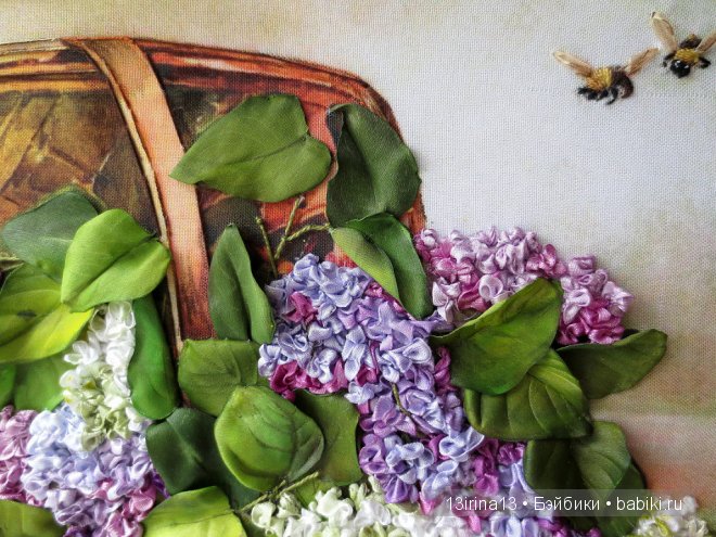 Вновь красивые работы! Вышивание картин шёлковыми лентами