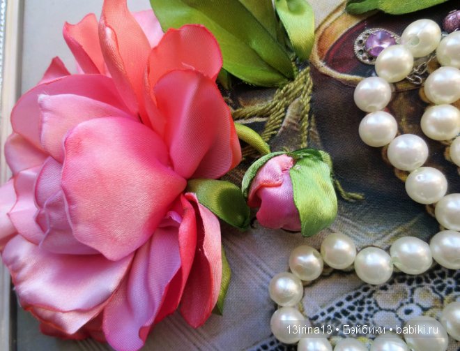 Вновь красивые работы! Вышивание картин шёлковыми лентами