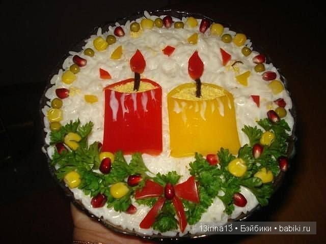 Последние приготовления к встрече Нового года! Праздничный стол))