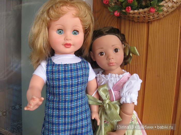 Девочка Людмила фабрики "Весна". Сравнение с другими куклами