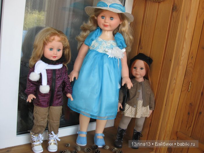 Все вместе. Куклы Людмила и Милана фабрики "Весна" с малышками других брендов