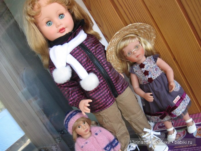 Все вместе. Куклы Людмила и Милана фабрики "Весна" с малышками других брендов