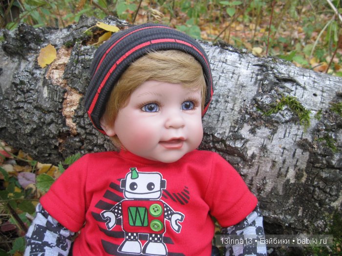 Прогулка в осеннем лесу чудесного, лучезарного малыша Адора (фото 9)