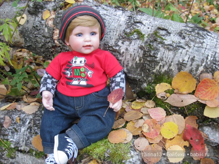 Прогулка в осеннем лесу чудесного, лучезарного малыша Адора (фото 7)