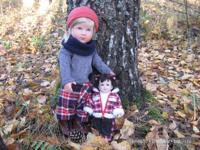 Мальчик Симон, девочка мини-Адорочка и осень