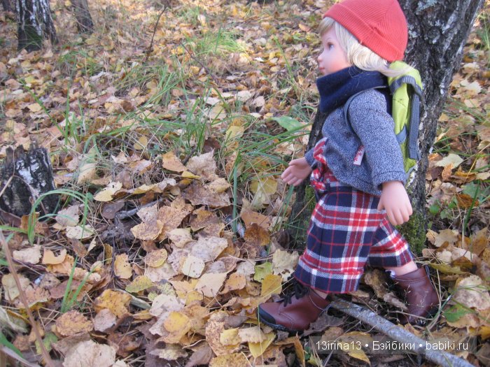 Мальчик Симон, девочка мини-Адорочка и осень