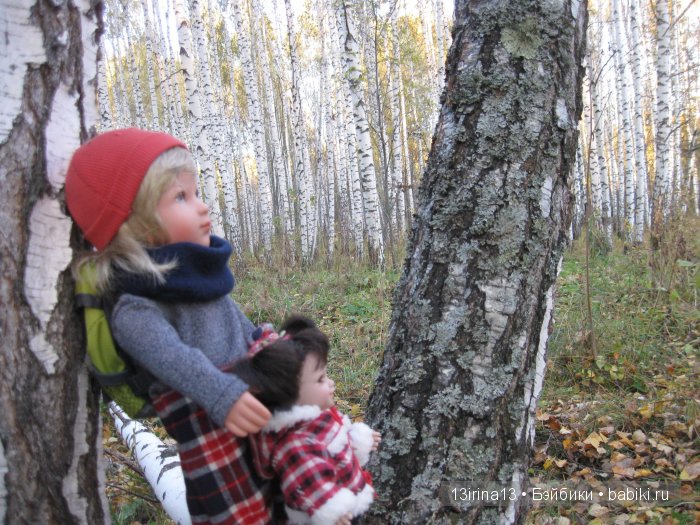 Мальчик Симон, девочка мини-Адорочка и осень