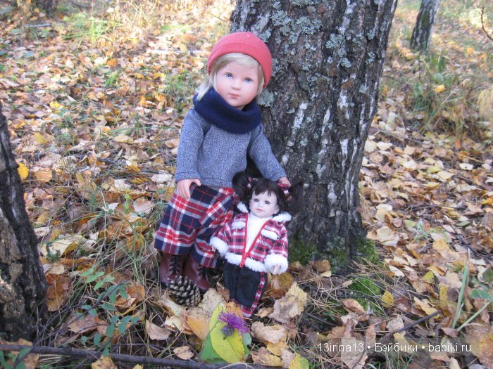 Мальчик Симон, девочка мини-Адорочка и осень