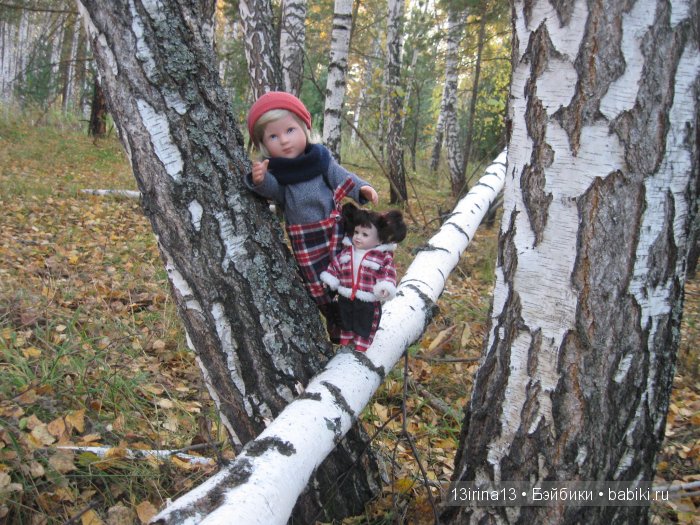 Мальчик Симон, девочка мини-Адорочка и осень