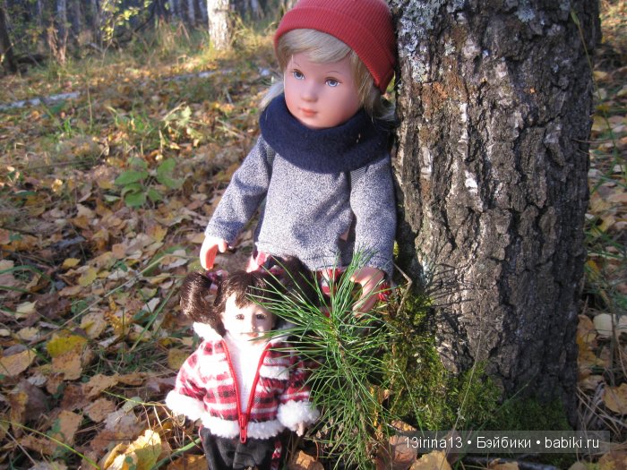 Мальчик Симон, девочка мини-Адорочка и осень