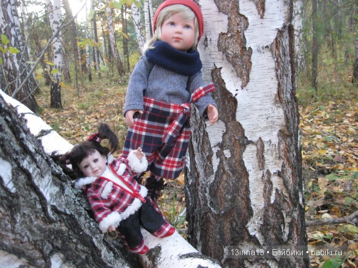 Мальчик Симон, девочка мини-Адорочка и осень