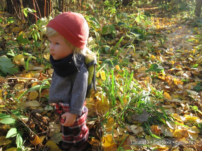 Мальчик Симон, девочка мини-Адорочка и осень