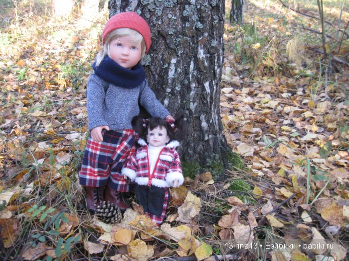 Мальчик Симон, девочка мини-Адорочка и осень