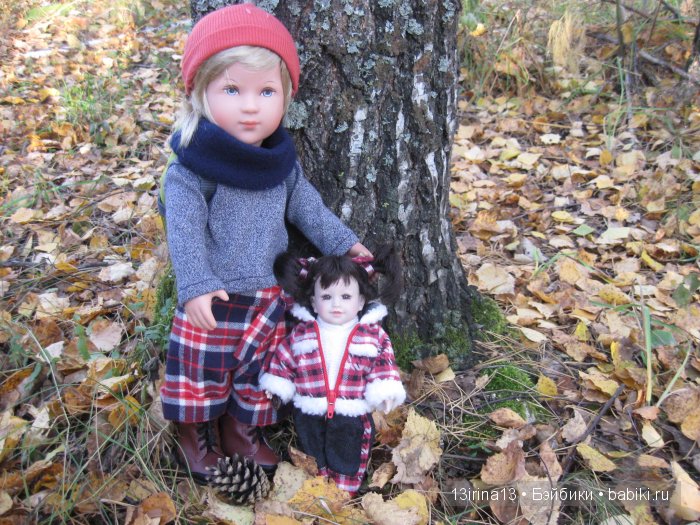 Мальчик Симон, девочка мини-Адорочка и осень