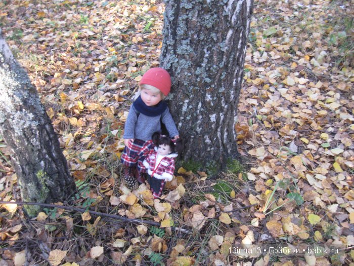 Мальчик Симон, девочка мини-Адорочка и осень