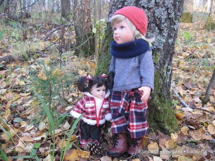 Мальчик Симон, девочка мини-Адорочка и осень