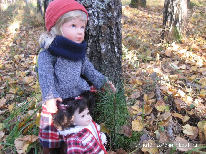 Мальчик Симон, девочка мини-Адорочка и осень