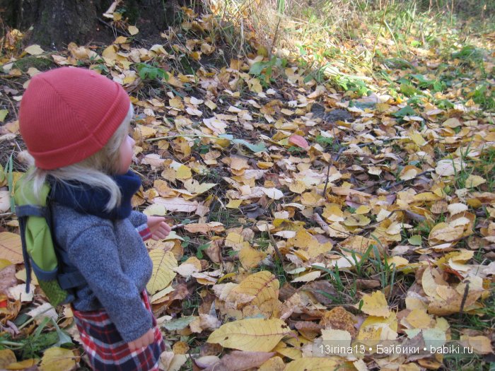 Мальчик Симон, девочка мини-Адорочка и осень