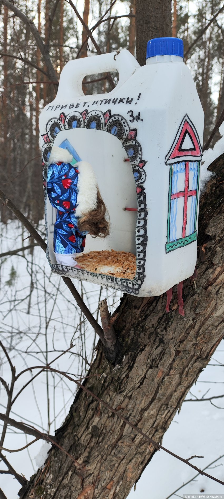 Снег, Капустка и кормушки