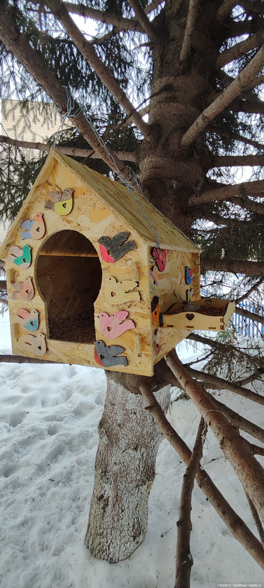 Снег, Капустка и кормушки