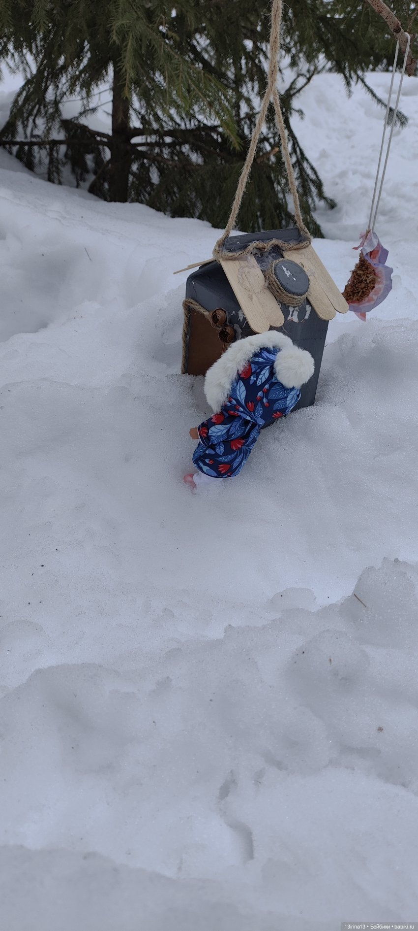 Снег, Капустка и кормушки