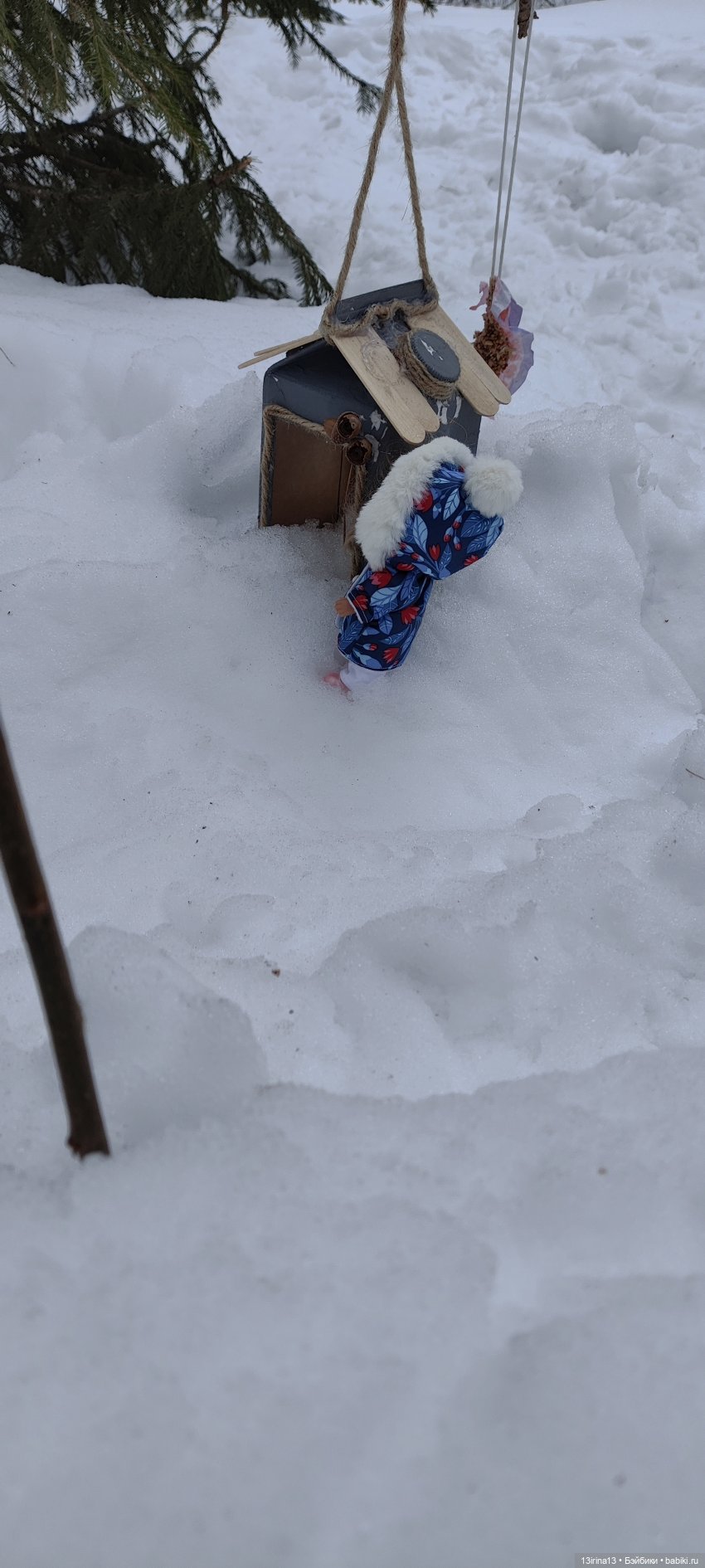 Снег, Капустка и кормушки